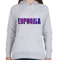 printfashion Euphoria - Női kapucnis pulóver - Sport szürke