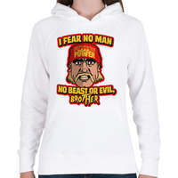 printfashion I fear no man - Női kapucnis pulóver - Fehér