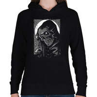 printfashion Csuklyás - Női kapucnis pulóver - Fekete