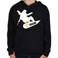 printfashion Ring of Elysium - Snowboard (Fehér) - Gyerek kapucnis pulóver - Fekete