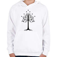 printfashion Gondor - The Lord of the Rings - Gyerek kapucnis pulóver - Fehér