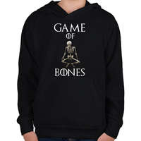 printfashion game of bones - Gyerek kapucnis pulóver - Fekete