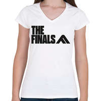 printfashion The Finals - Női V-nyakú póló - Fehér