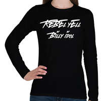 printfashion REBEL YELL 2 - Női hosszú ujjú póló - Fekete