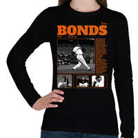 printfashion Barry Bonds - baseball - Női hosszú ujjú póló - Fekete