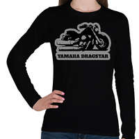 printfashion Yamaha Dragstar motor - Női hosszú ujjú póló - Fekete