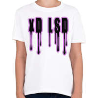 printfashion xD LSD - Gyerek póló - Fehér