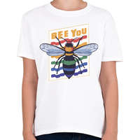 printfashion Bee you - légy önmagad - Gyerek póló - Fehér