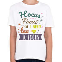 printfashion Hocus Pocus tea - Gyerek póló - Fehér