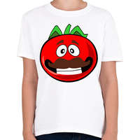 printfashion Tomato Man - Gyerek póló - Fehér