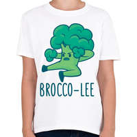 printfashion Brocco Lee - Gyerek póló - Fehér