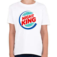 printfashion Nigh King - Gyerek póló - Fehér