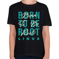 printfashion Linux rendszergazda - Gyerek póló - Fekete