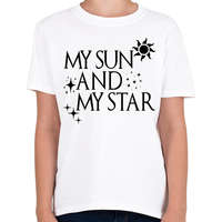 printfashion My Sun And My Star - Gyerek póló - Fehér