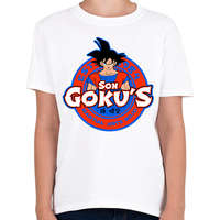 printfashion Son Goku Dojo - Gyerek póló - Fehér