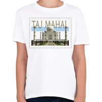 printfashion Taj Mahal - Gyerek póló - Fehér