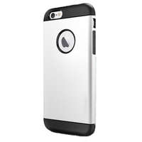 OEM Telefon tok, iPhone 6 / 6S hátlaptok, ütésálló, armor, fehér