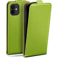 OEM Samsung Galaxy S4 SM-I9505 / S4 Plus SM-I9506 fliptok, műanyag keretes, zöld