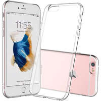 OEM iPhone 6 / 6S szilikon tok, hátlaptok, telefon tok, ultravékony, átlátszó, 0.3mm