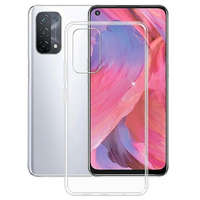 OEM Oppo A54 5G / A74 5G / A93 5G szilikon tok, hátlaptok, telefon tok, vékony, átlátszó, 0.5mm