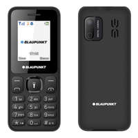 Blaupunkt Blaupunkt V18 mobiltelefon, dual sim, fekete, kártyafüggetlen, magyar menüs