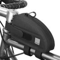 Sahoo Kerékpáros mobiltelefon tartó, táska, vízálló, vázra rögzíthető, fekete, 0,3L, Sahoo (122035)