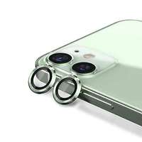 Devia iPhone 12 Mini / iPhone 12 üvegfólia, tempered glass, edzett, lencsevédő, kamera védő, zöld, Devia