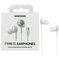 Samsung Samsung EO-IC100BW fehér AKG gyári headset, fülhallgató Type-C csatlakozóval csomagolt