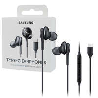 Samsung Samsung EO-IC100BW fekete AKG gyári headset, fülhallgató Type-C csatlakozóval csomagolt