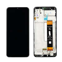 Samsung Samsung Galaxy M23 5G LCD kijelző, érintőpanel, kijelző kerettel, fekete, gyári, SM-M236B/DS