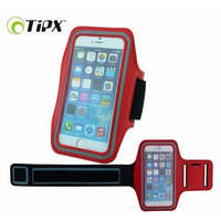 OEM Telefon tok, futó tok karpánt tok, piros, iPhone 6 / 6S / 7 / 8 / SE 2020 4,7 col