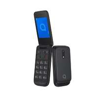 Alcatel Alcatel 2057D mobiltelefon, dual sim, fekete (Volcano Black), magyar menüs, kártyafüggetlen, kinyitható