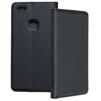 OEM Huawei P10 Lite könyvtok, fliptok, telefon tok, mágneszáras, bankkártyatartós, fekete