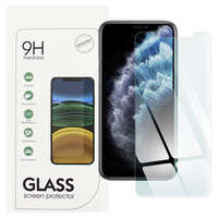 OEM iPhone 11 Pro / X / XS üvegfólia, tempered glass, előlapi, edzett, 9H, 0.3mm