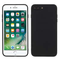 OEM iPhone 7 Plus / 8 Plus szilikon tok, hátlaptok, telefon tok, matt, fekete