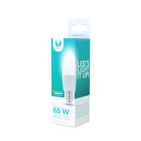 Forever LED izzó, E27 foglalat, C37, kerámia, 10W, 4500K, 900lm, semleges fehér fény, Forever Light