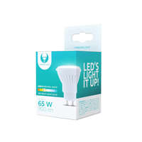 Forever LED izzó, szpot izzó, GU10 foglalat, kerámia, 10W, 4500K, 900lm, semleges fehér fény, Forever Light