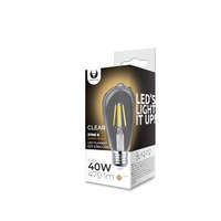 Forever LED dekor izzó, E27 foglalat, ST64, COG, 4W, 2700K, 470lm, átlátszó színű üveg, Forever Light