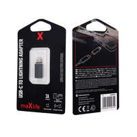 Maxlife Adapter, átalakító, Type-C -> iPhone 8pin, lightning, fekete, Maxlife