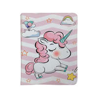 OEM Univerzális 9-11 colos tablet könyvtok, mappa tok, Sweet unicorn mintás