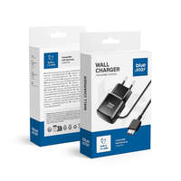 Bluestar Hálózati töltő, Samsung L760/G800/G600/J750/S5230/M600 telefonokhoz, fekete, 750mAh, BlueStar