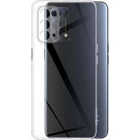 OEM Oppo Reno5 4G / Reno5 5G / Find X3 Lite szilikon tok, hátlaptok, telefon tok, vékony, átlátszó, kamera védelemmel, 0.5mm