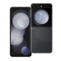 OEM Samsung Galaxy Z Flip5 5G hátlap tok, telefon tok, kemény, átlátszó, Shell case
