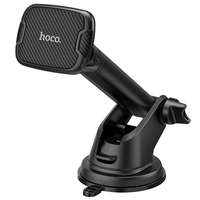 Hoco Autós mobiltelefon tartó, tapadókorongos, szélvédőre, műszerfalra helyezhető, fekete, Hoco CA67
