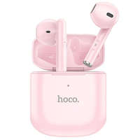 Hoco Vezeték nélküli fülhallgató, stereo bluetooth headset töltőtokkal, rózsaszín, Hoco EW19 Plus
