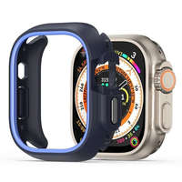 DUX DUCIS Apple Watch Ultra/Ultra2 49mm okosóra védő tok, 360 fokos védelem, fekete-kék, DUX DUCIS Bamo