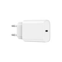 WiWU Hálózati töltőfej, adapter, USB-C (Type-C) port, gyorstöltő, PD 20W, fehér, WiWU Wi-U001