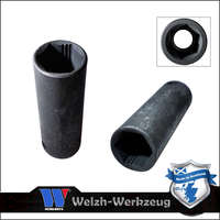 Welzh Werkzeug Lok-Typ Légkulcsfej - gépifej 3/8" 12 mm 6 lap hosszú - Welzh