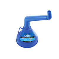 Laser Tools Tölcsér duplán hajlított, olaj / üzemanyag -beépített szűrővel- kék