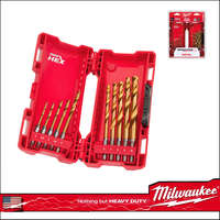 Milwaukee Csigafúró készlet HSS TiN Titán bevonatú 1/4" 10 db-os 3.0-10.0 mm Mil